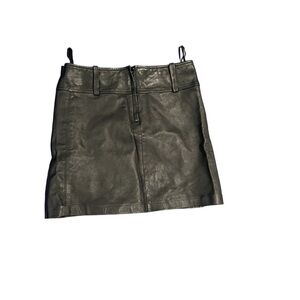 Bebe Leather Skirt Sz 4